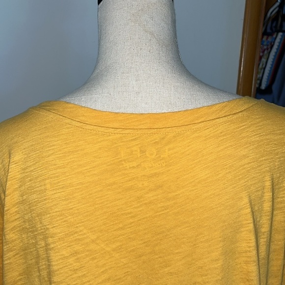 LOFT vintage soft XL Yellow Relaxed Short Sleeve T-Shirt excellent condition. - Picture 5 of 9